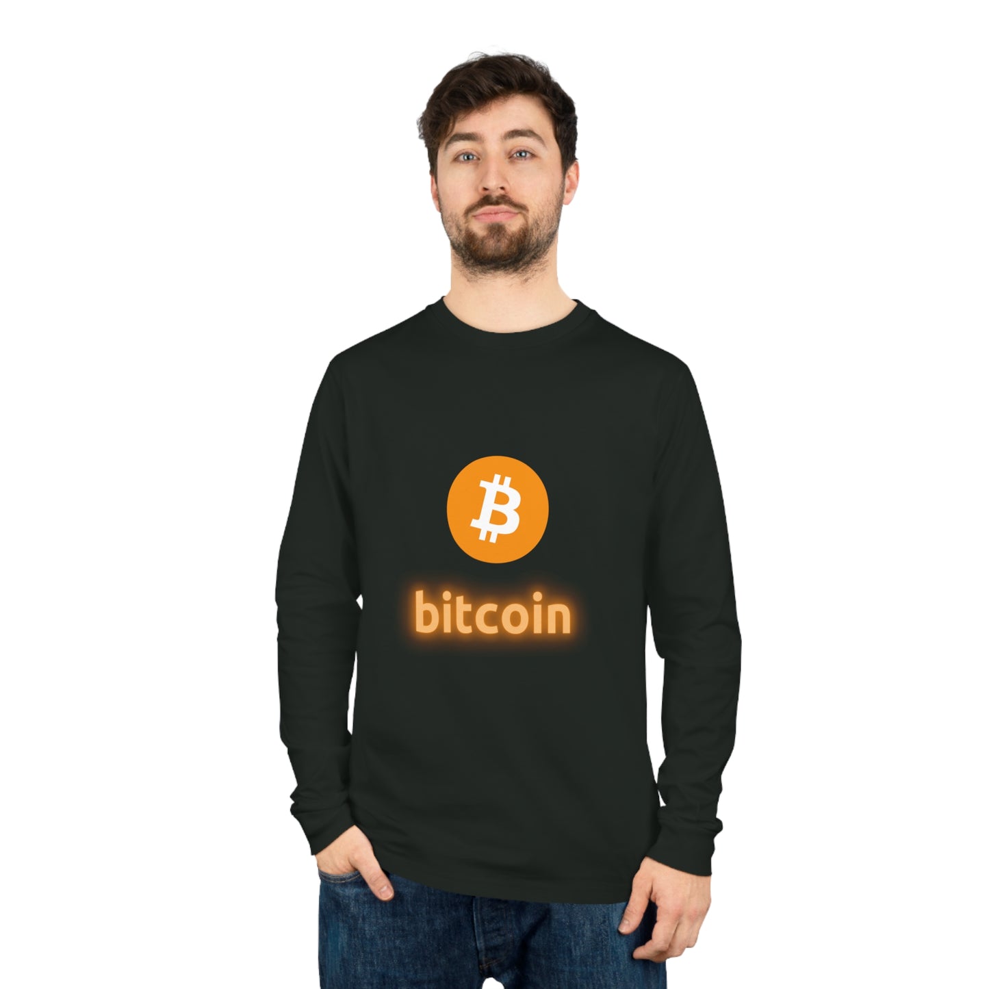 Bitcoin pitkähihainen T-paita