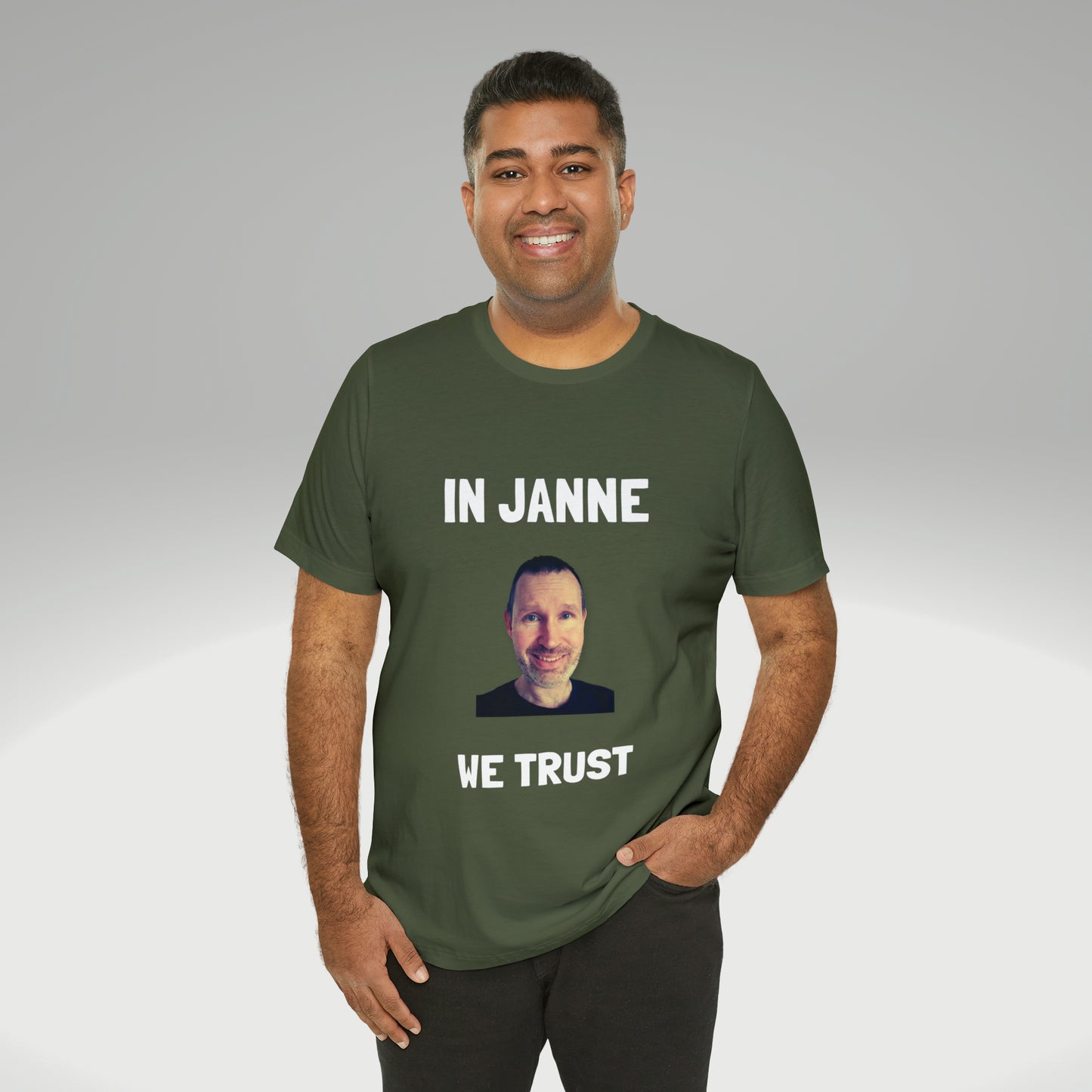 In Janne we trust t-paita