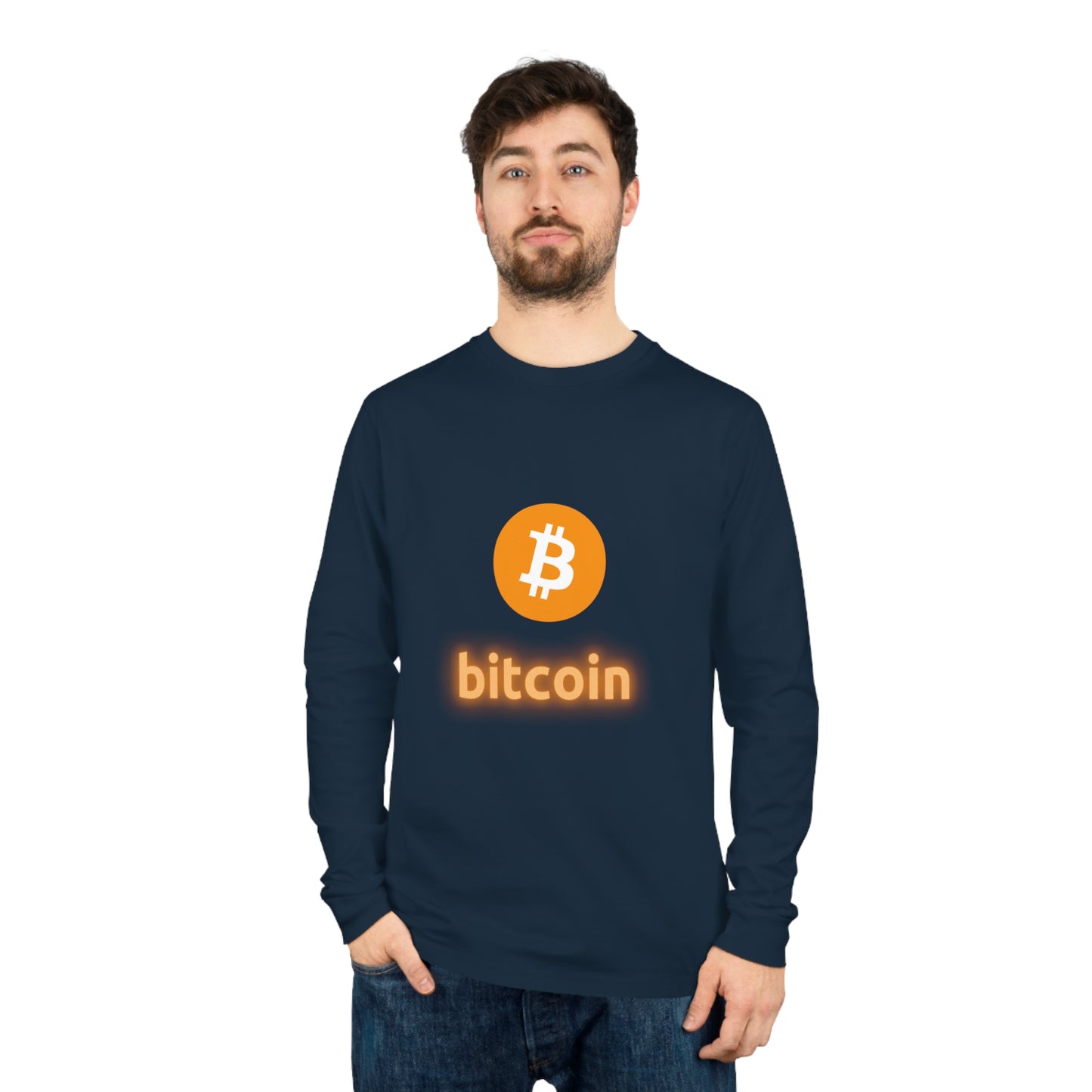 Bitcoin pitkähihainen T-paita