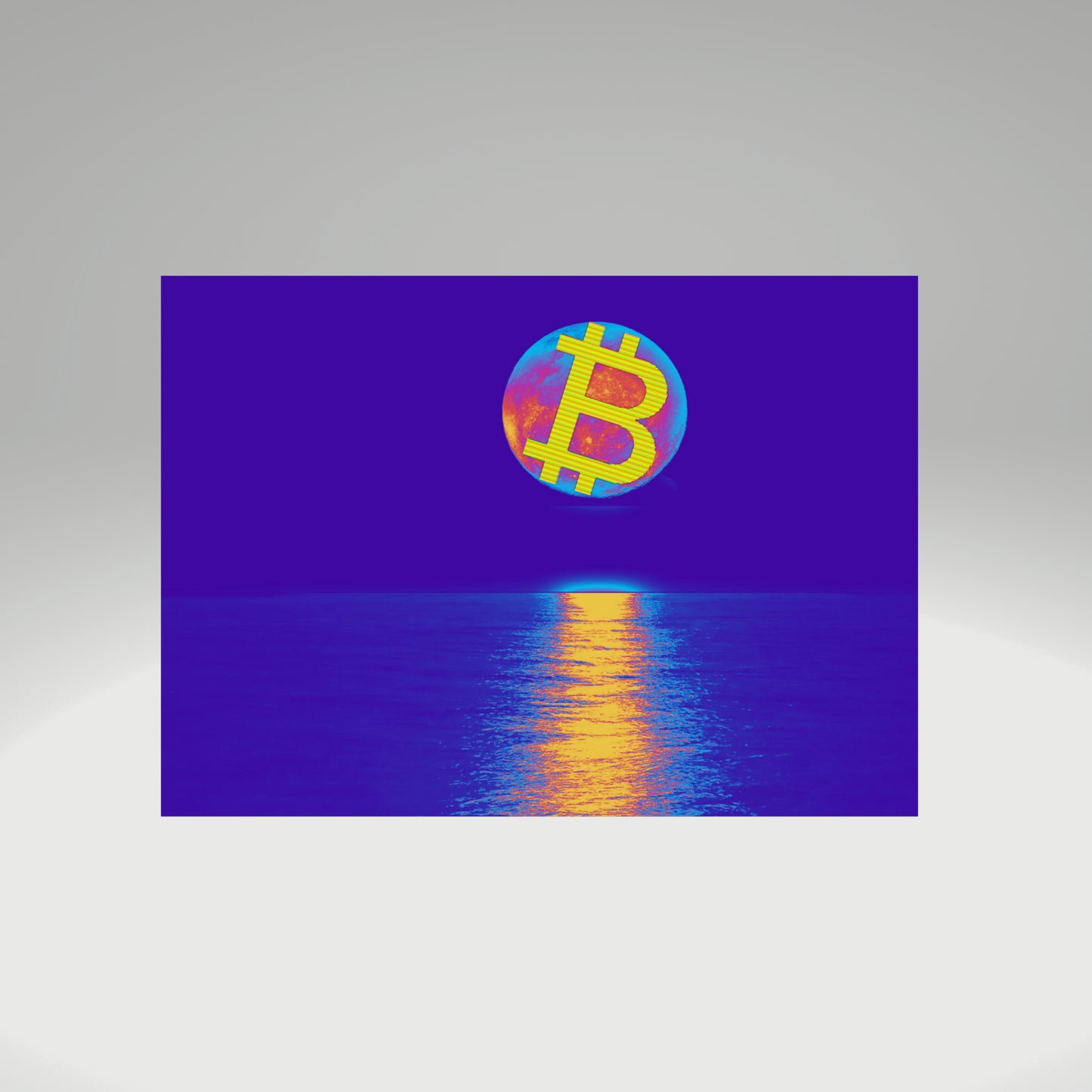 Bitcoin Moon alumiinikomposiittilevy