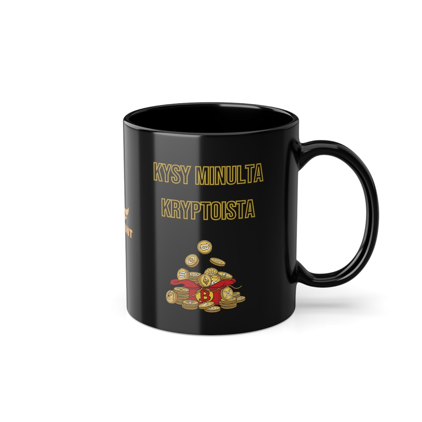 Kysy minulta kryptoista kahvimuki
