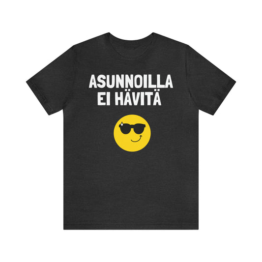 Asunnoilla ei hävitä t-paita