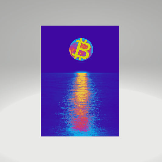 Bitcoin Moon alumiinikomposiittilevy