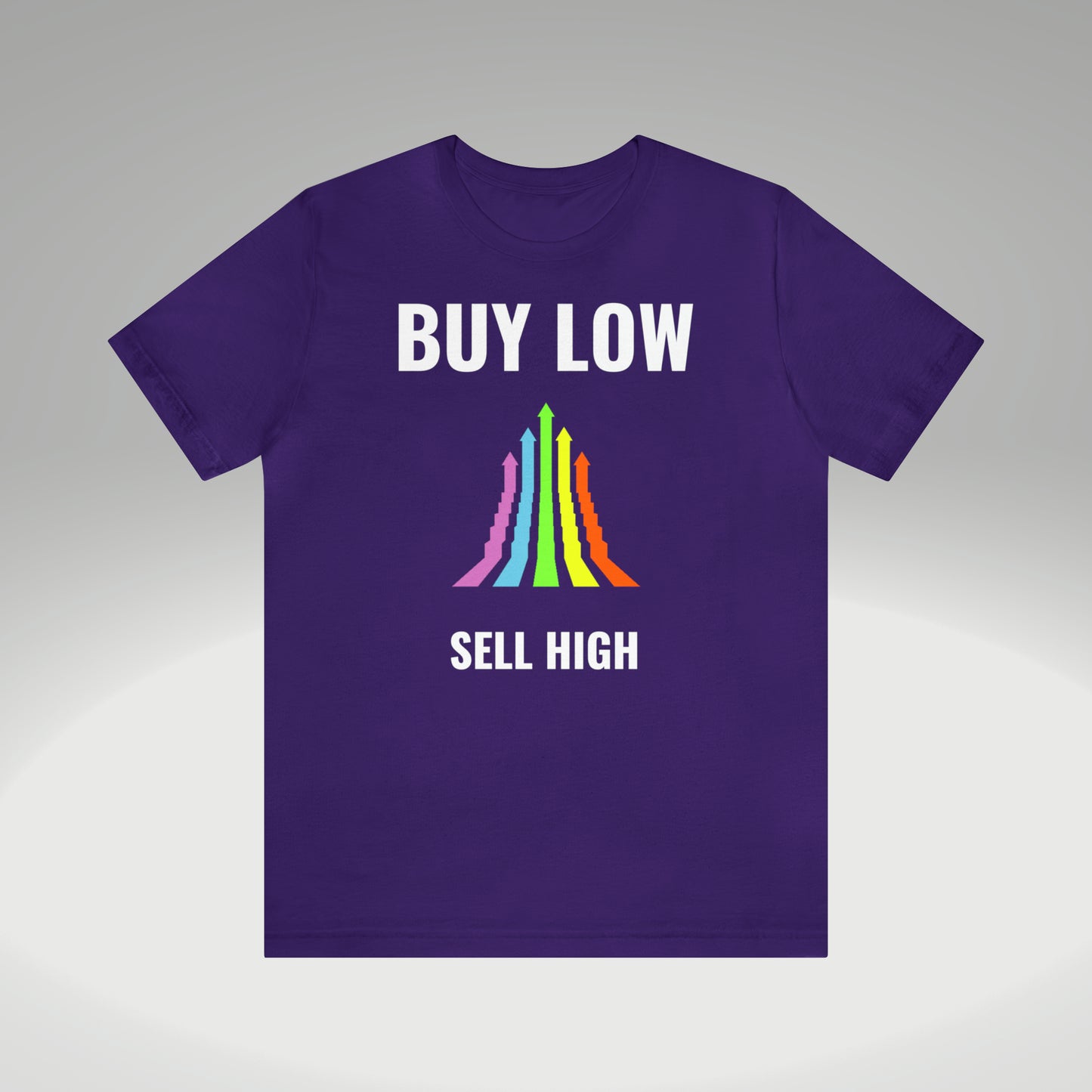 Buy low sell high t-paita