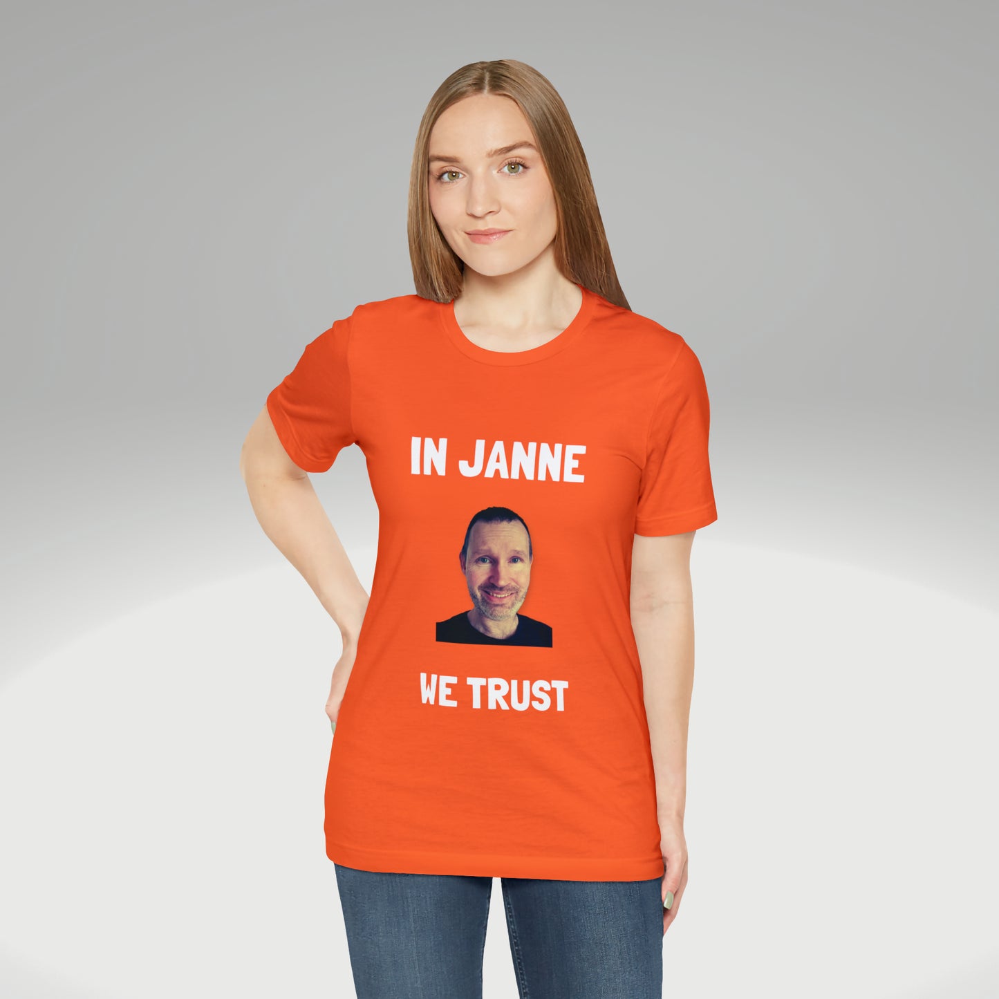 In Janne we trust t-paita