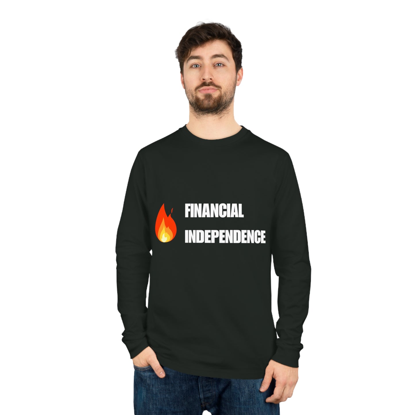 Financial Independence pitkähihainen t-paita