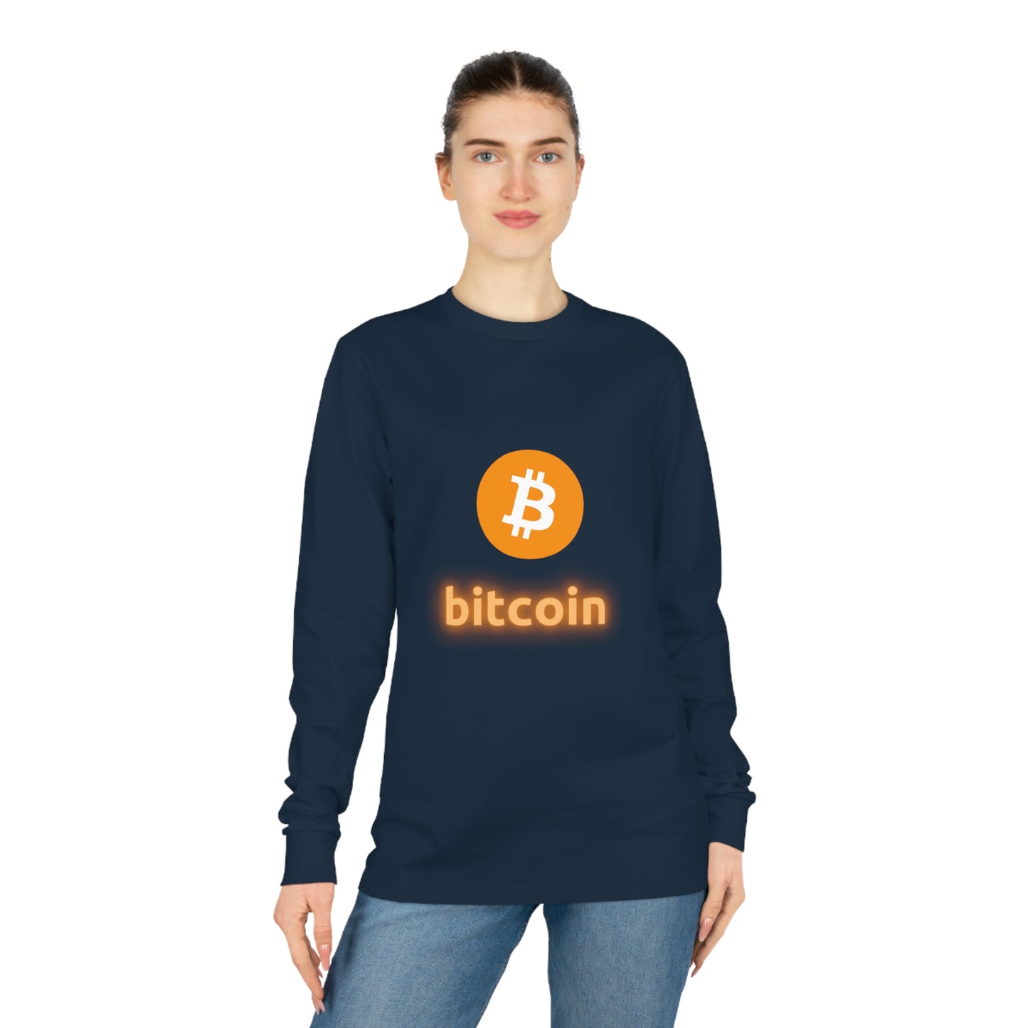 Bitcoin pitkähihainen T-paita